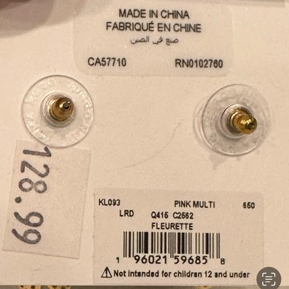 NWT Kate Spade Fleurette Statement Earrings - Picture 3 of 5